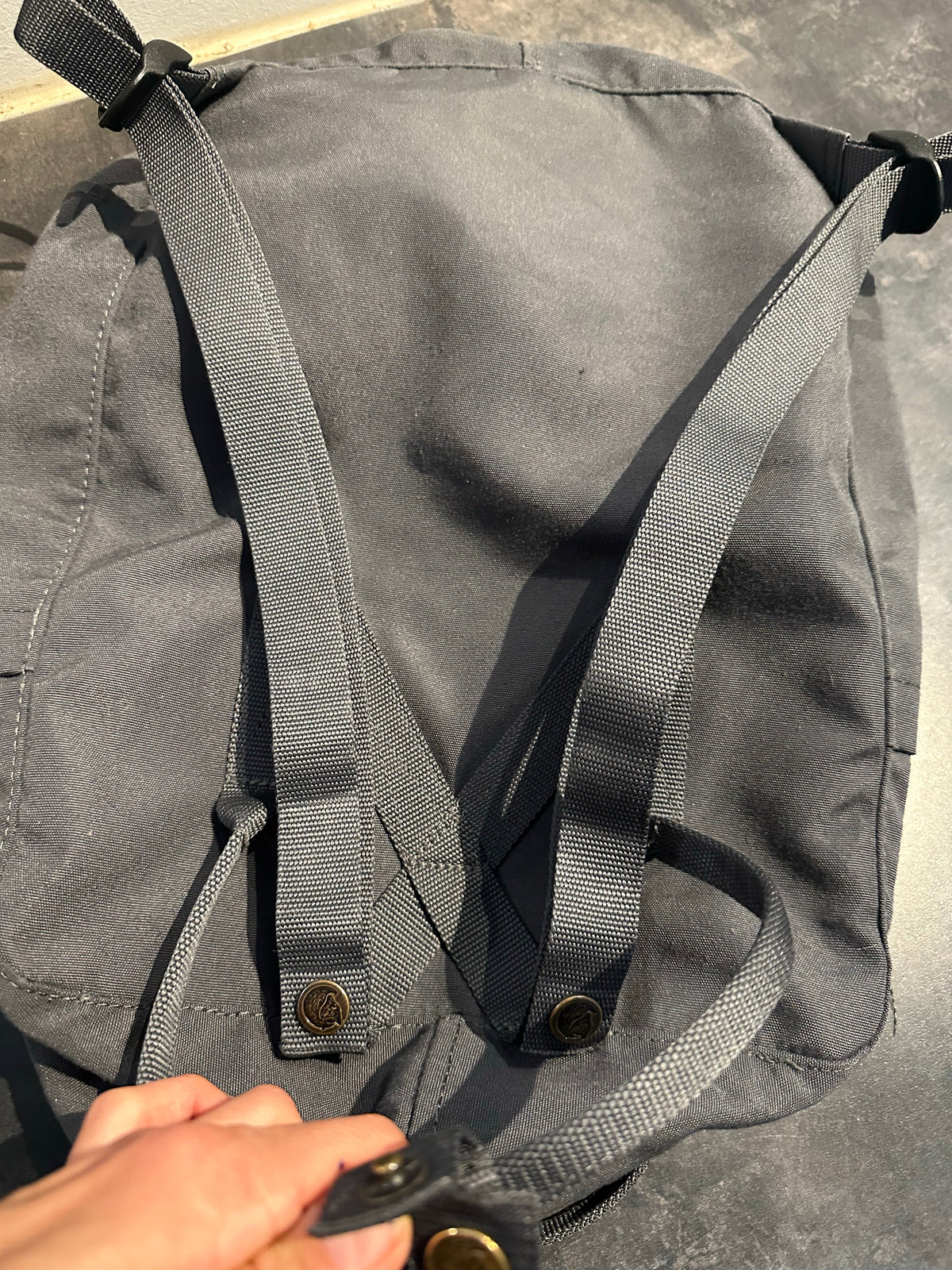 Fjällräven kanken Rucksack grau