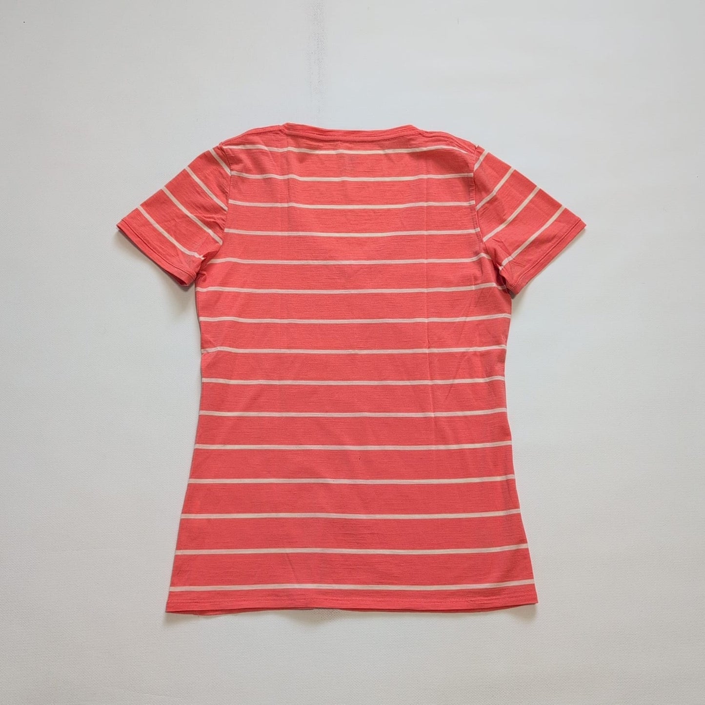 T-Shirt von Icebreaker Merino (S Damen) korralle streifen