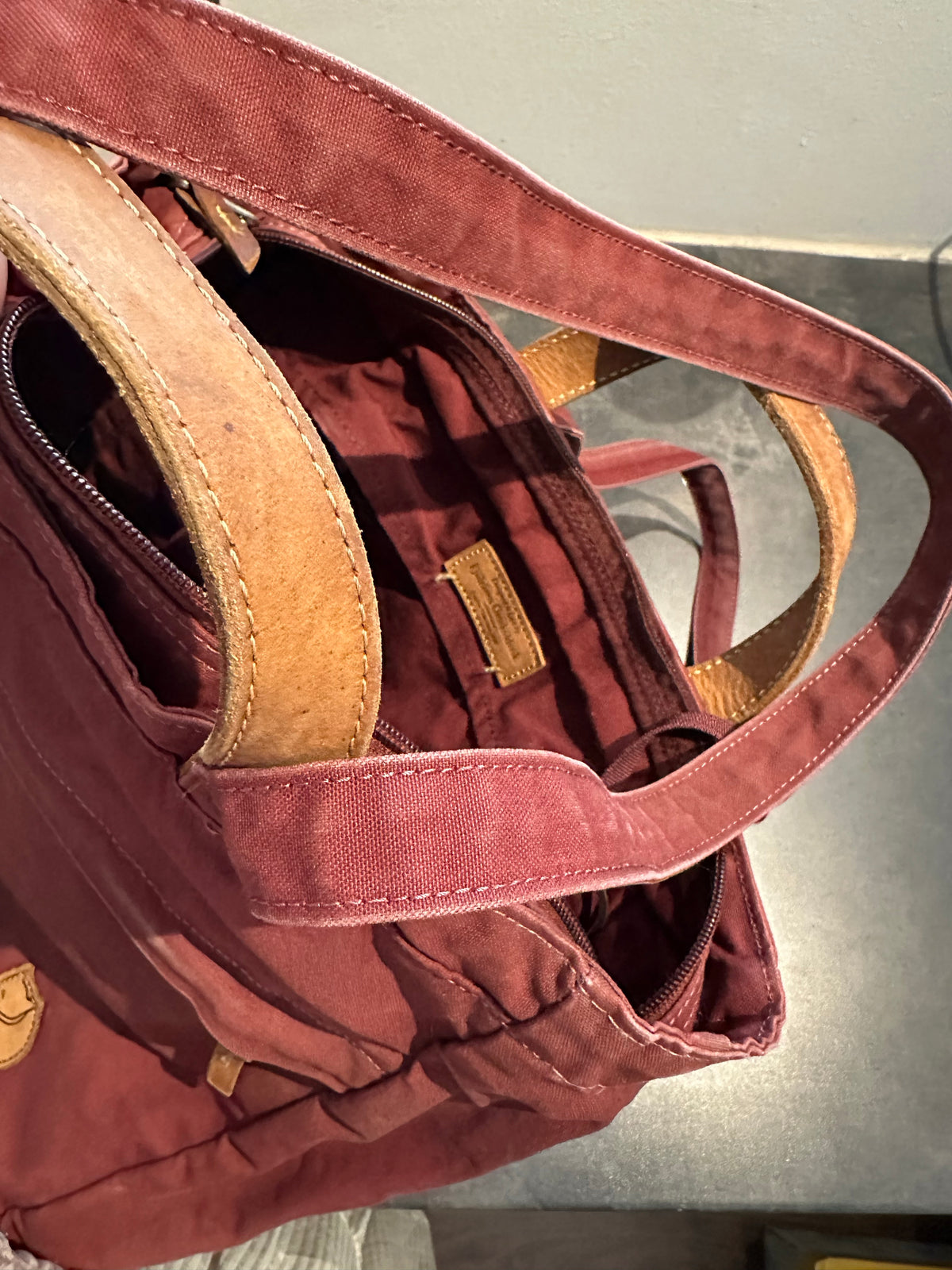 Tasche / Rucksack Fjällräven G-1000 Tote Bag No.1 Bordeaux