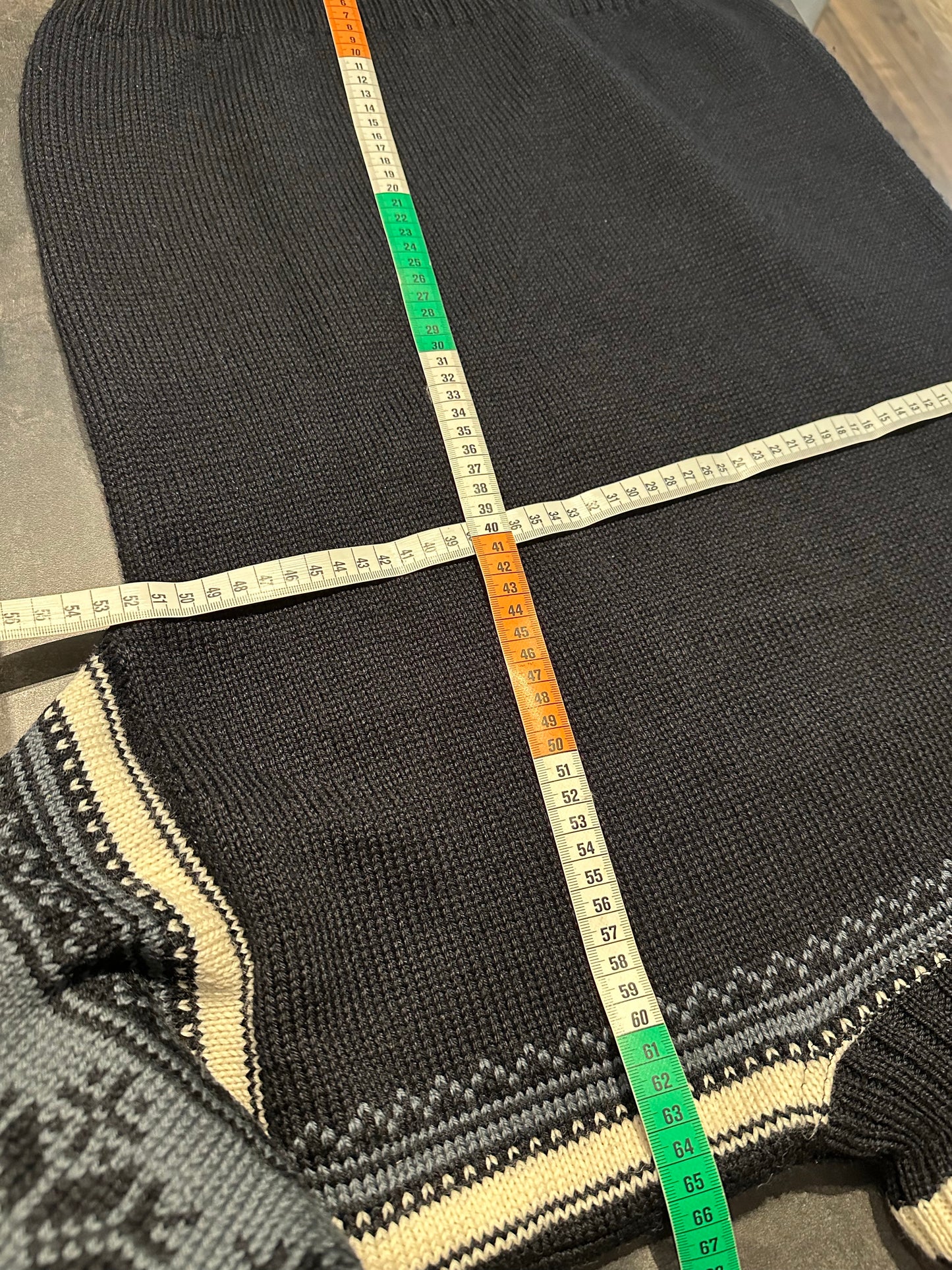100% Wolle Dale of Norway Strickpullover (S-M Damen) schwarz