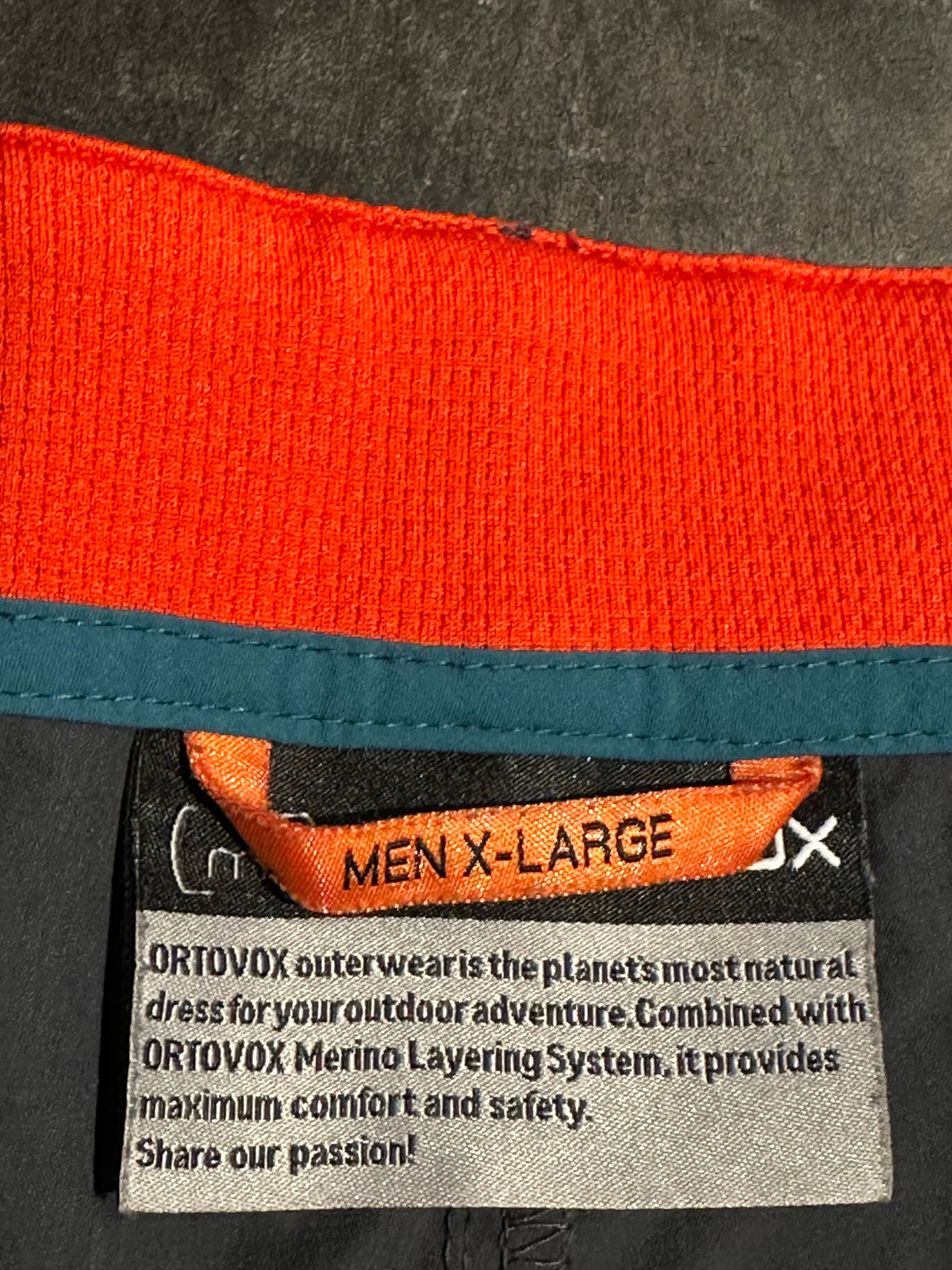 Touren Hose Ortovox Merino (XL Herren) Softshell rot