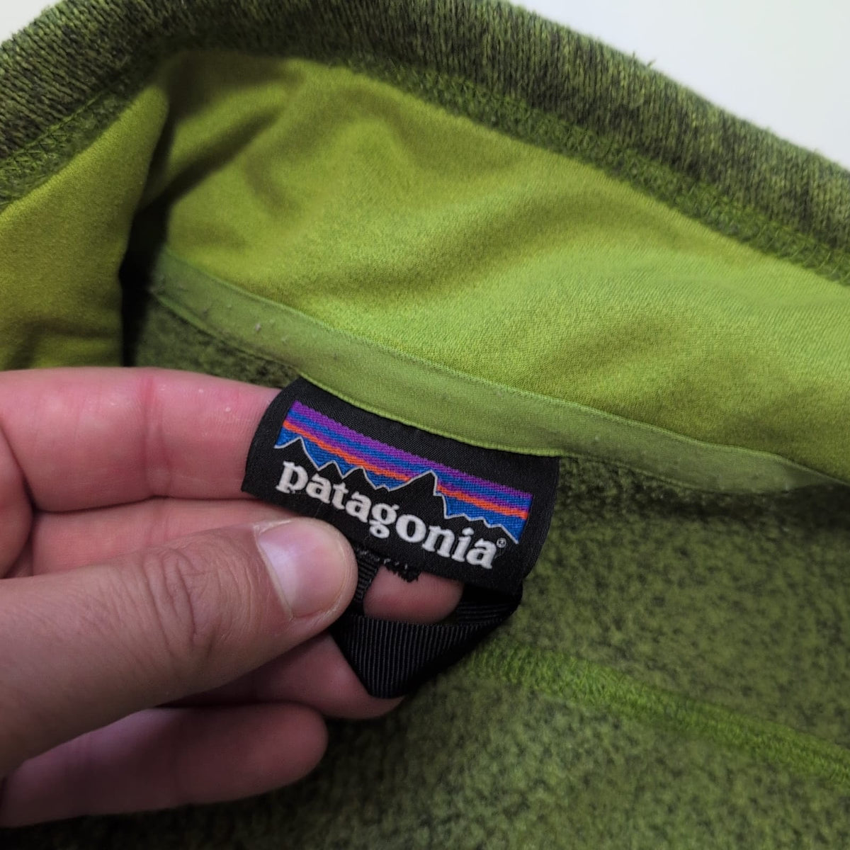 Patagonia Weste (M Damen) Strickoptik Better Fleece grün