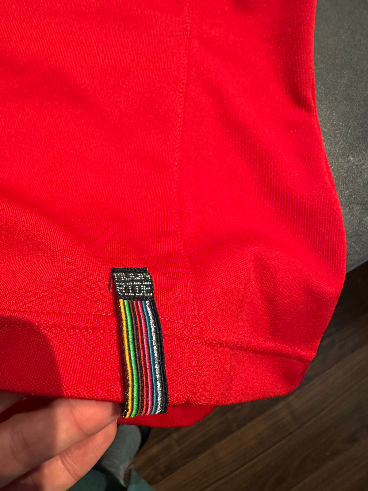 Radtrikot Maloja (Damen S) Shirt rot schwarz weiß