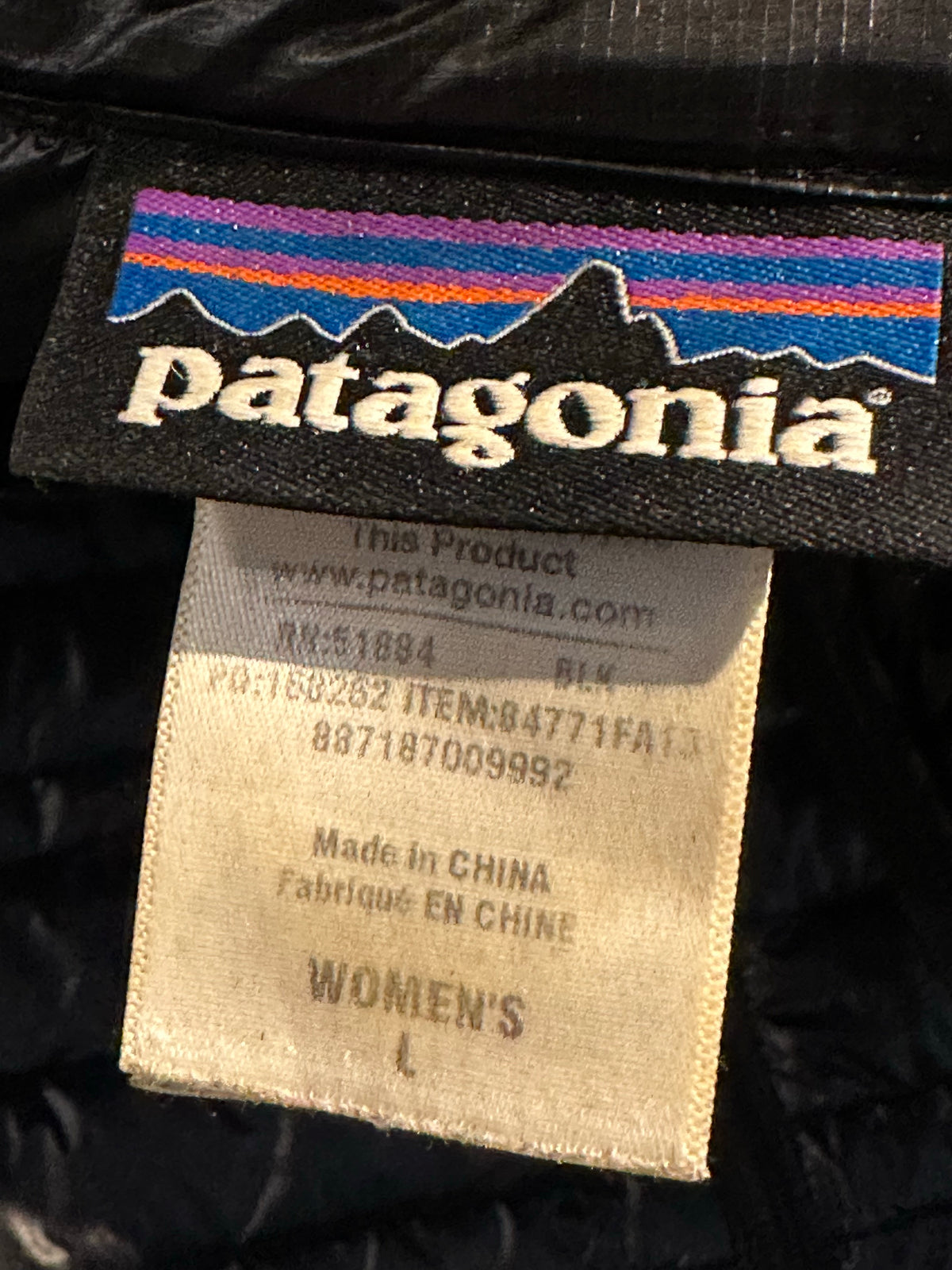 Patagonia Daunen Jacke (L Damen) Insulation schwarz