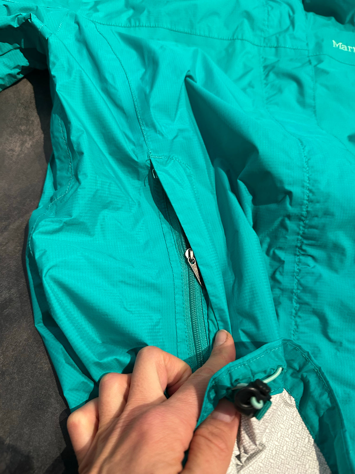 Hardshell Jacke von Marmot (L Damen) Regenjacke türkis