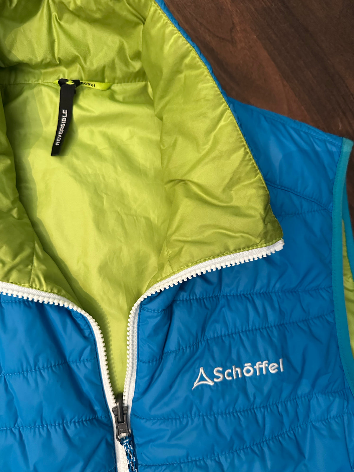 Wende Weste Schöffel Primaloft (M Herren) gelb blau