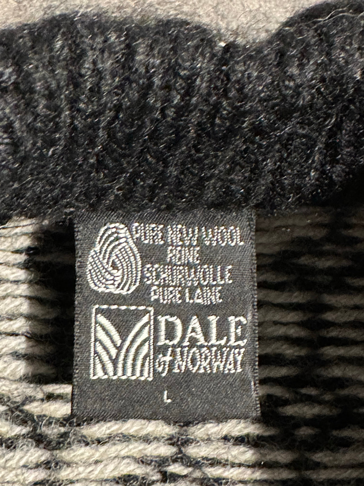 Strick Pullover Dale of Norway (L Damen) Wolle schwarz