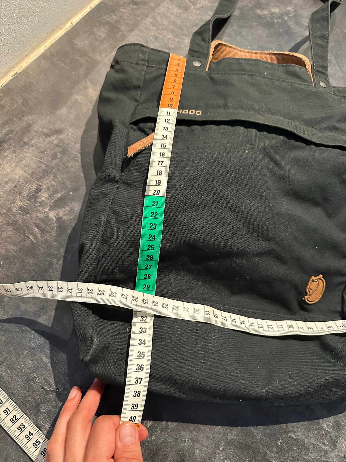 Tasche / Rucksack Fjällräven G-1000 Tote Bag No.1 schwarz
