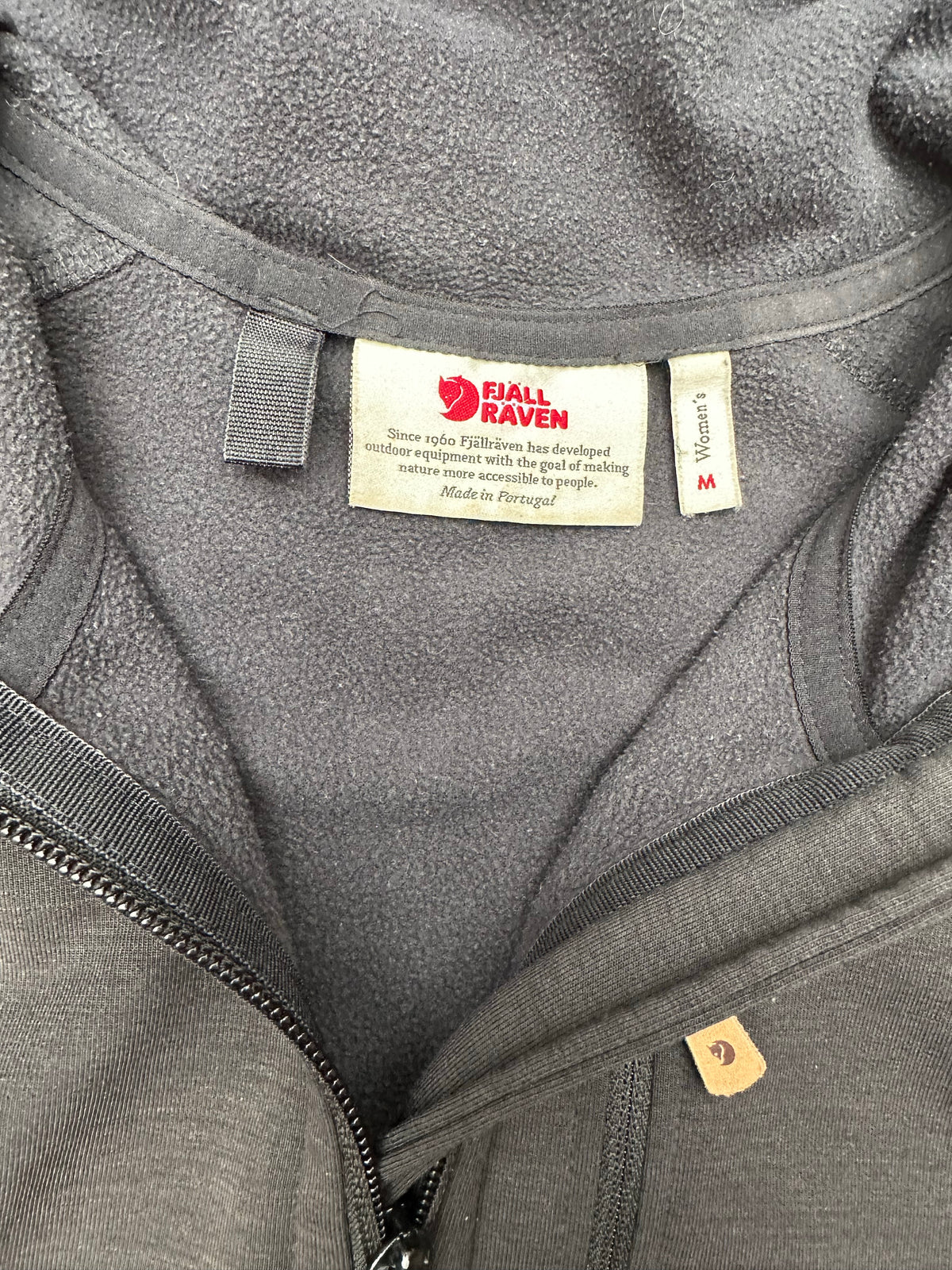 Fleece Jacke Fjällräven (M Damen) Zipper grau anthrazit