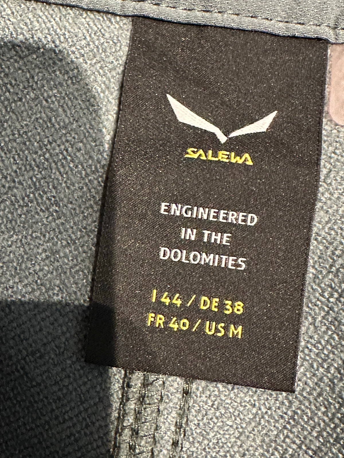 Hose Salewa leichtes Softshell (M Damen) grün
