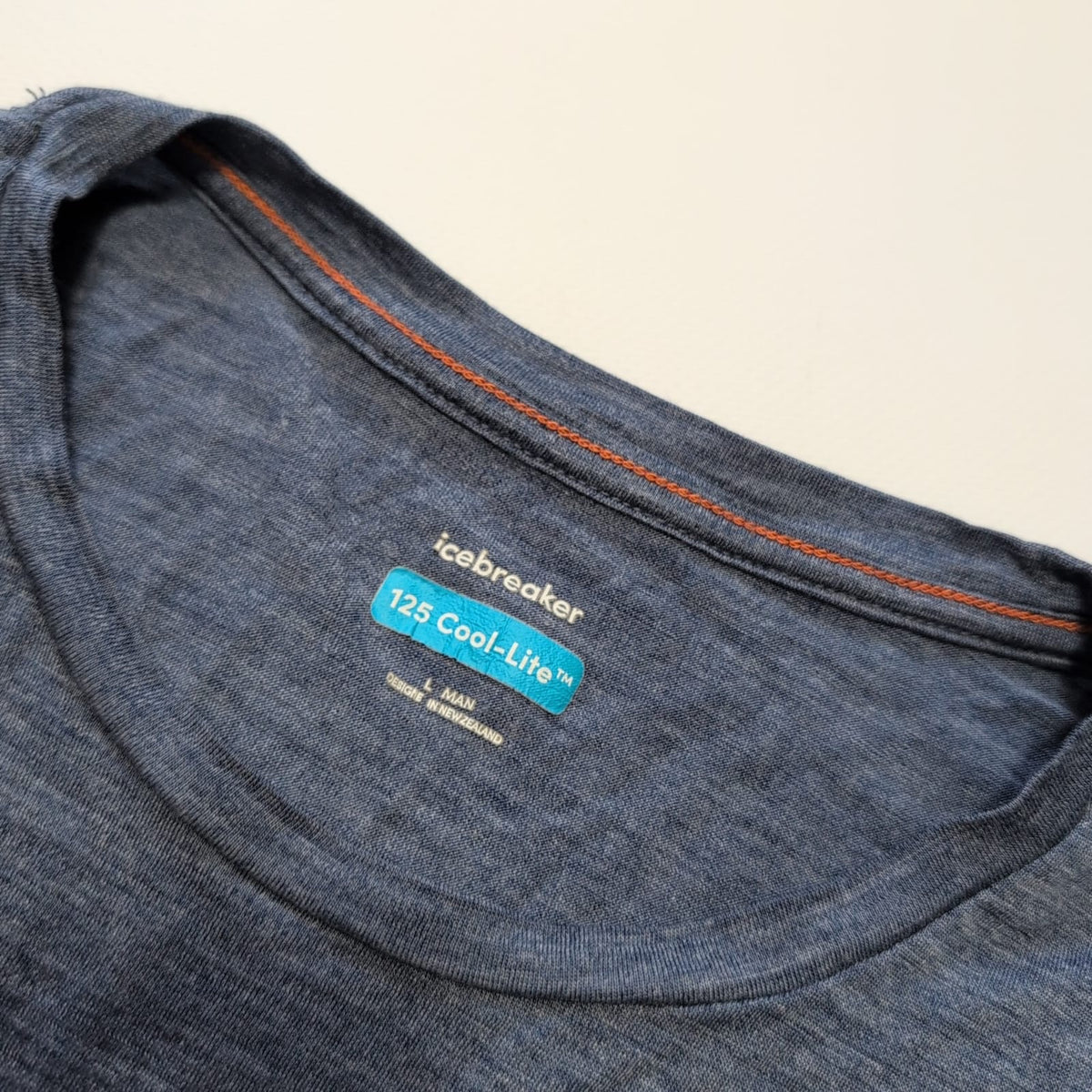 T-Shirt Icebreaker Merino 125 Cool Lite (L Herren) marineblau