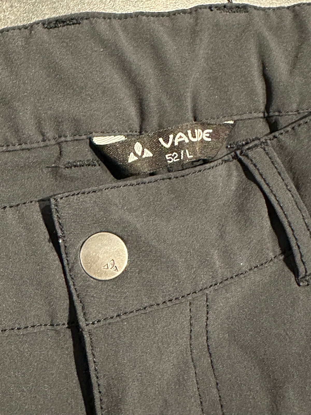 Trekking Hose Vaude (L Herren) Strech Softshell grau