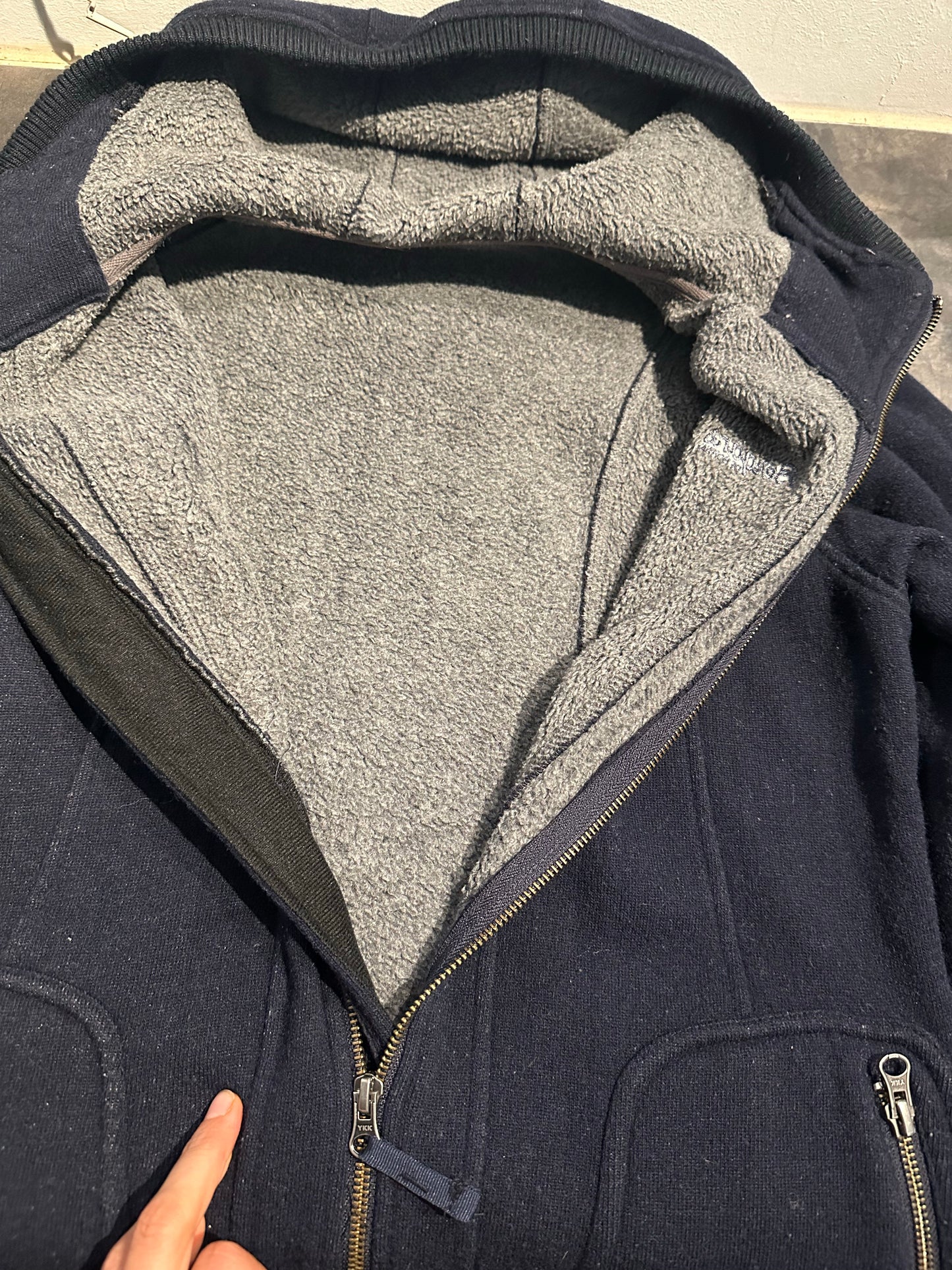 Fleece Mantel Bergans (M Damen) marineblau