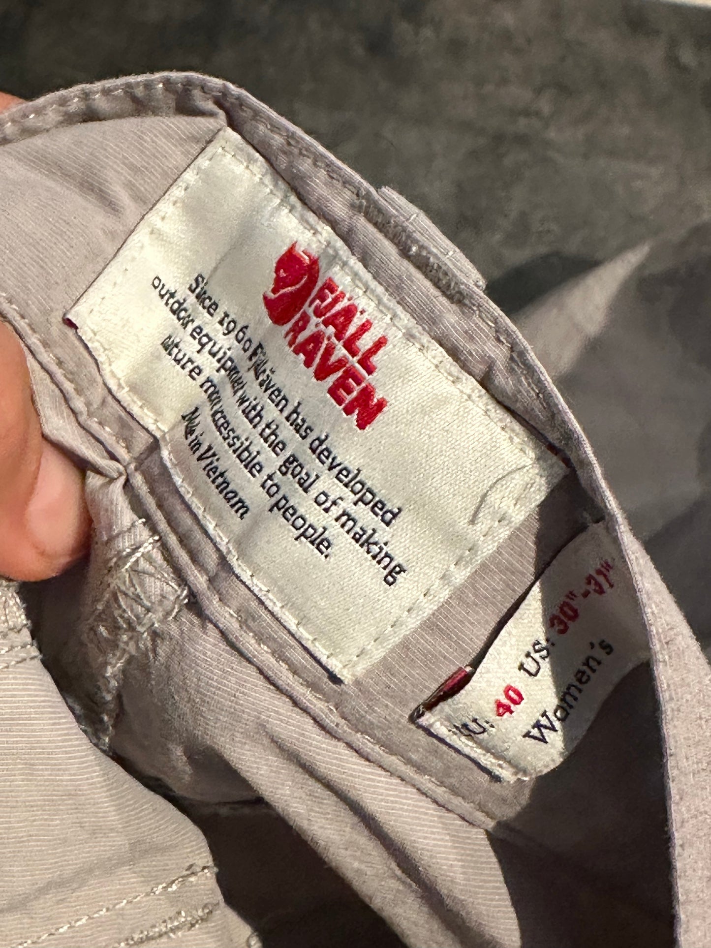 2in1 Hose Fjällräven (Damen M ) Zip Off beige