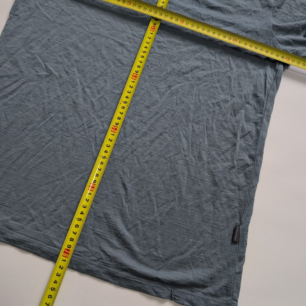 Pure Merino T-Shirt Icebreaker (M Herren) Bodyfit stahlblau