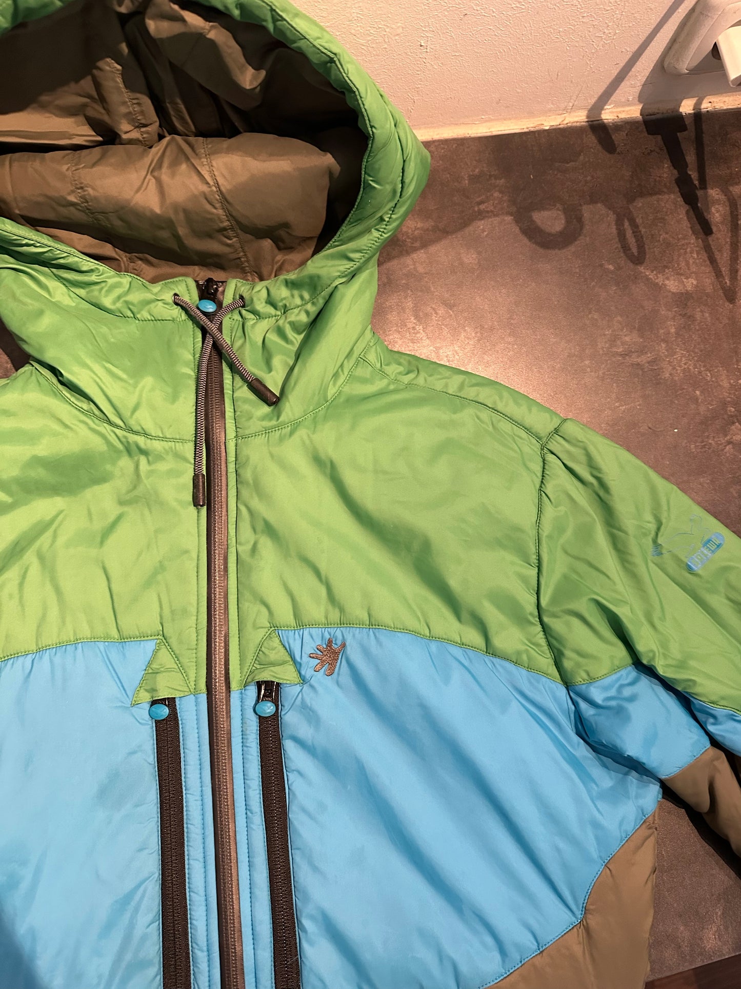 Primaloft Isolation Jacke Salewa (L Herren) grün blau braun