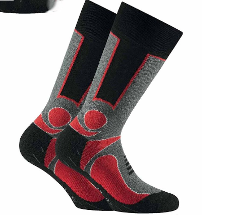 Trekking Socken 35-38 Wolle, Baumwolle - von Rohner Basic - Unisex