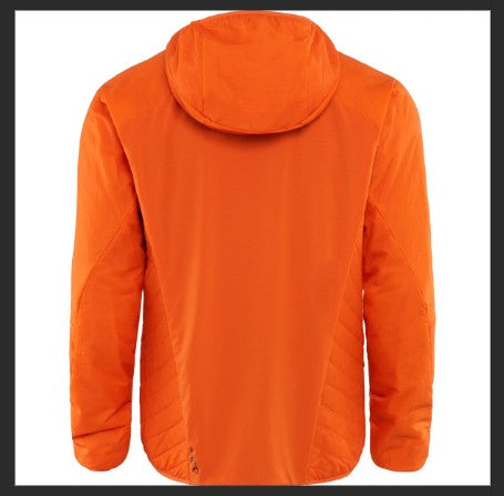 Stepp Jacke von Haglöfs Polartec mit Kapuze (L Herren) orange