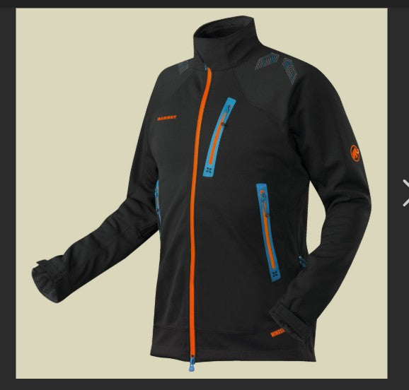 Softshell Jacke von Mammut Extreme Eiger (M Herren) Windstopper schwarz
