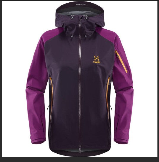 Hardshell Jacke von Haglöfs (XS Damen) Goretex lila