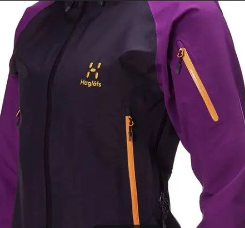 Hardshell Jacke von Haglöfs (XS Damen) Goretex lila