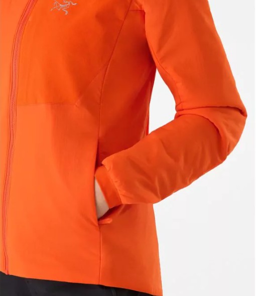 Warme Jacke von Arcteryx Proton Hoody (M Damen) orange