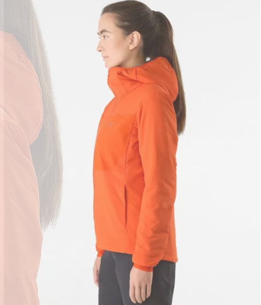 Warme Jacke von Arcteryx Proton Hoody (M Damen) orange
