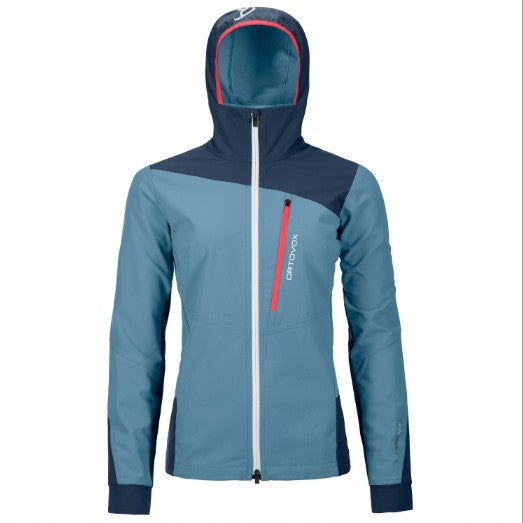 Jacke von Ortovox Merino (XS Damen) Softshell blau