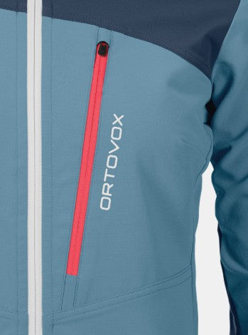 Jacke von Ortovox Merino (XS Damen) Softshell blau