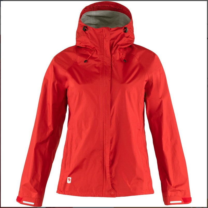 Fjällräven 2,5L Regen Jacke (M Damen) HIGH COAST HYDRATIC JACKET rot