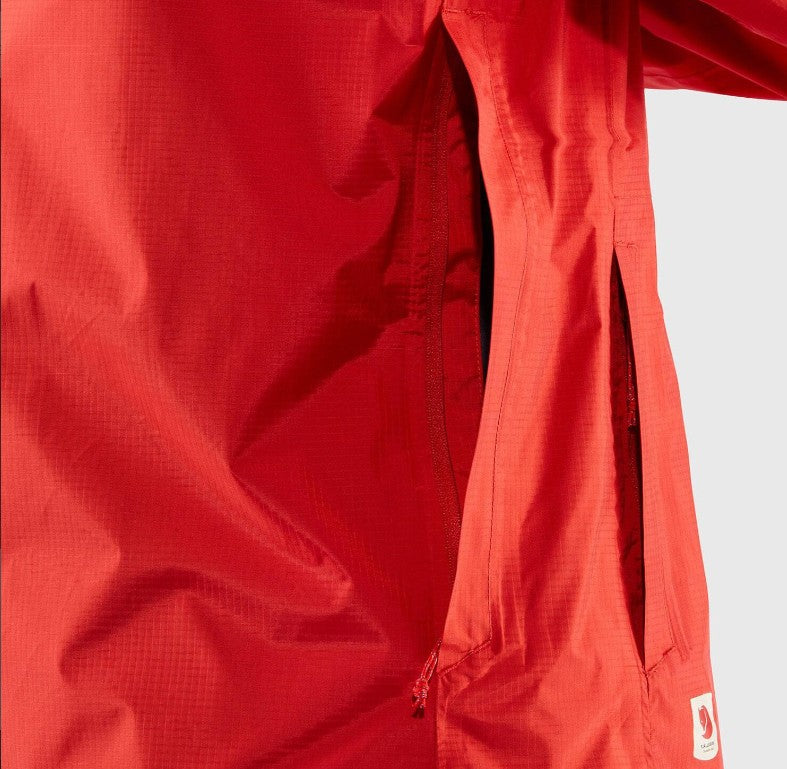 Fjällräven 2,5L Regen Jacke (M Damen) HIGH COAST HYDRATIC JACKET rot