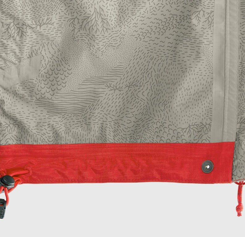 Fjällräven 2,5L Regen Jacke (M Damen) HIGH COAST HYDRATIC JACKET rot