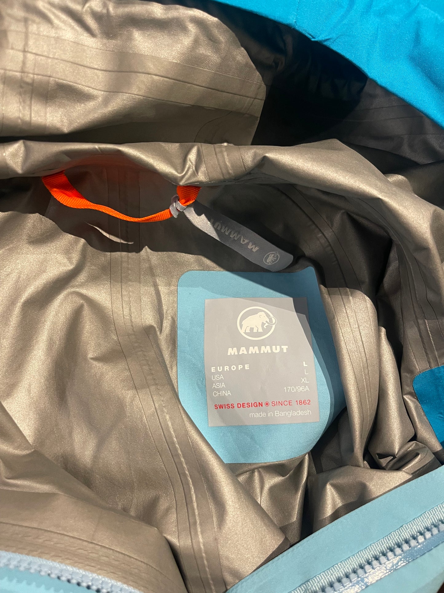 Hardshell Jacke von Mammut (L Damen) GoreTex blau