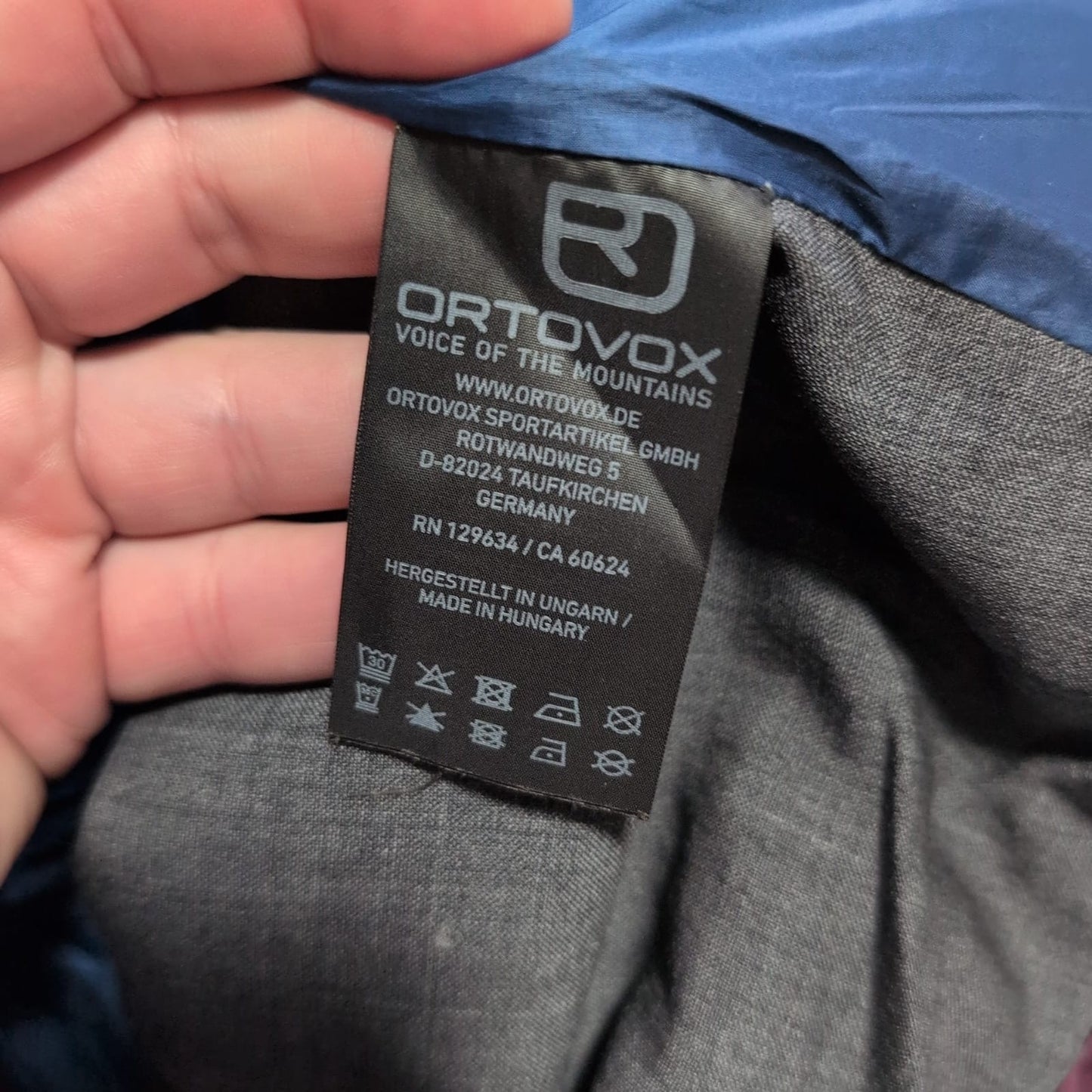 Warme Kapuzen Jacke von Ortovox (XL Herren) Swisswool bordeaux