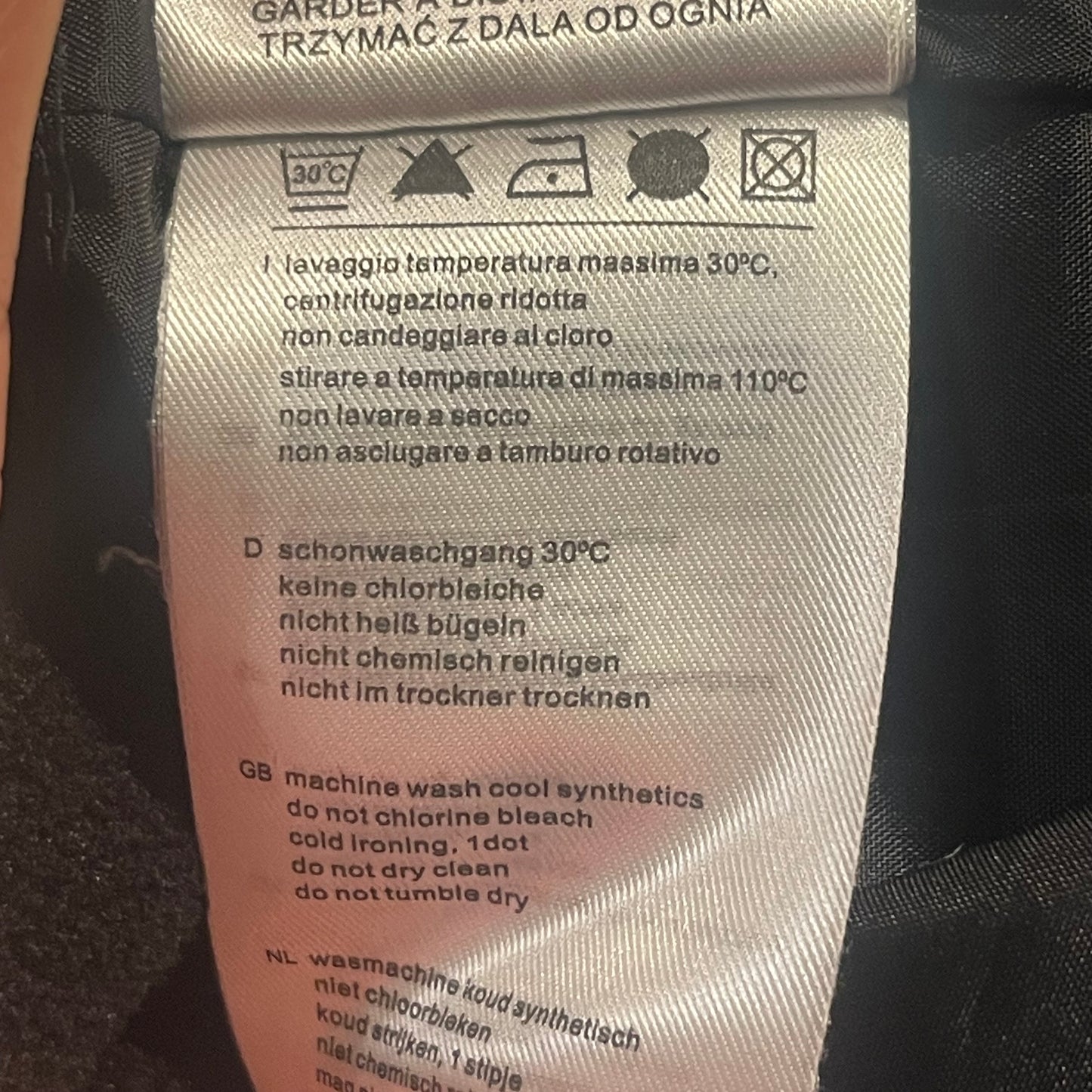 3in1 Jacke von Salewa (XXL Herren) Regenjacke + Fleece schwarz