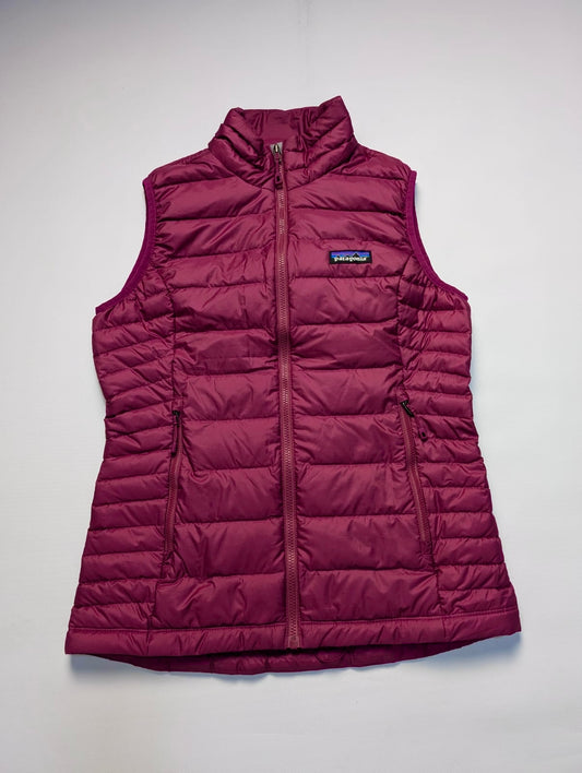 Patagonia Daunen Weste Damen XS beerenfarbig