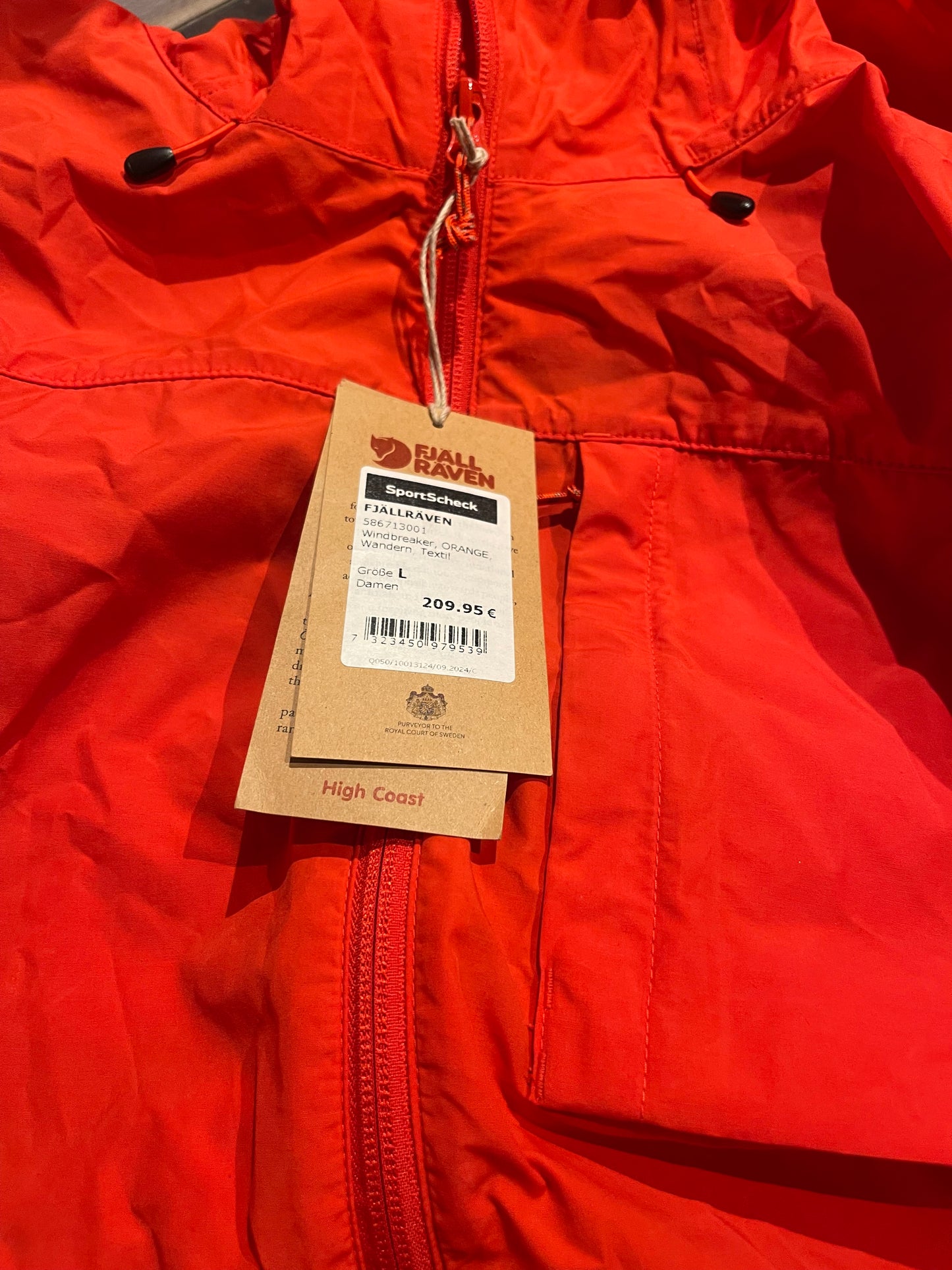 Fjällräven Jacke (L Damen) HIGH COAST HYDRATIC JACKET orange