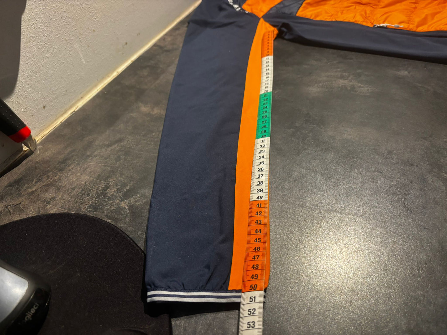 Hybride Jacke von Martini (M Herren) Primaloft + Stretch orange dunkelblau