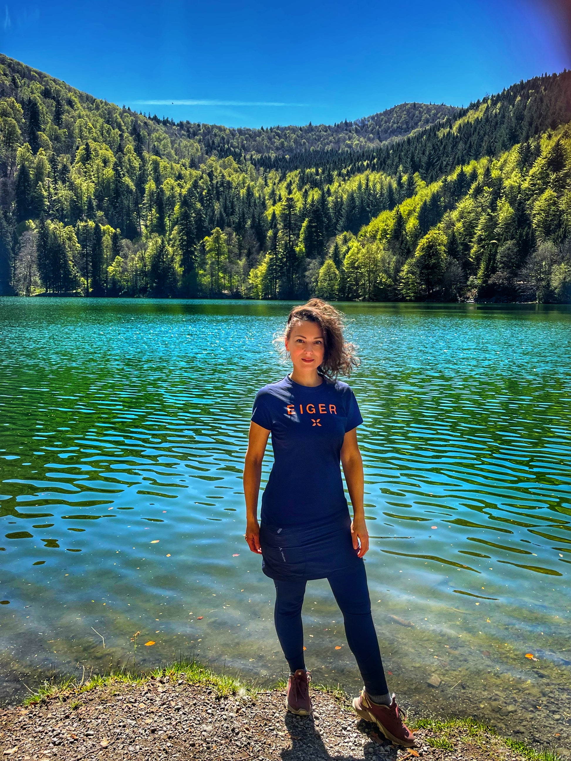 Leggings von Mammut mit Seitentaschen (S Damen) dunkelblau - wanderlich.com