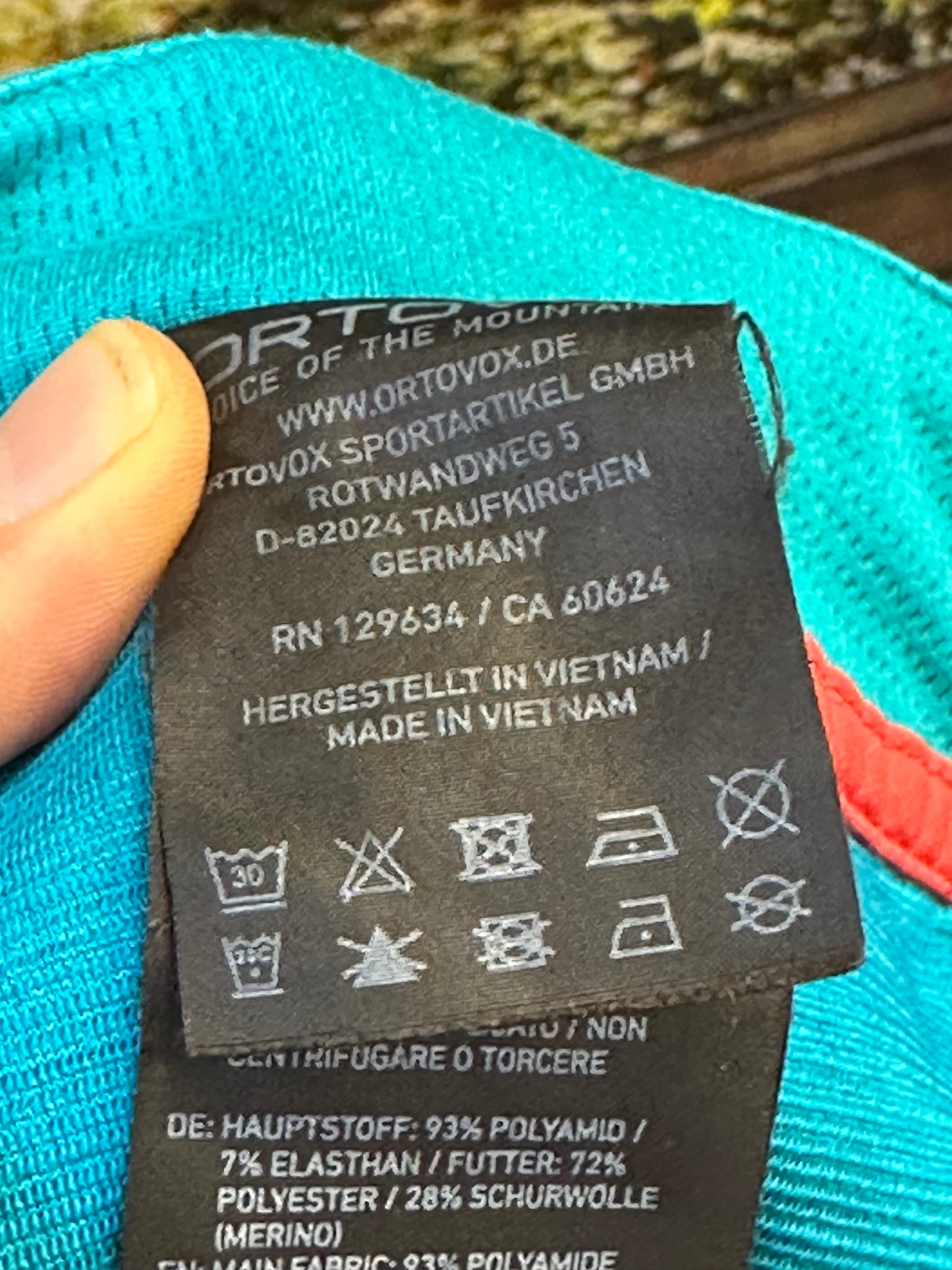 Trekking Hose von Ortovox mit Merino (XS Damen) türkis blau