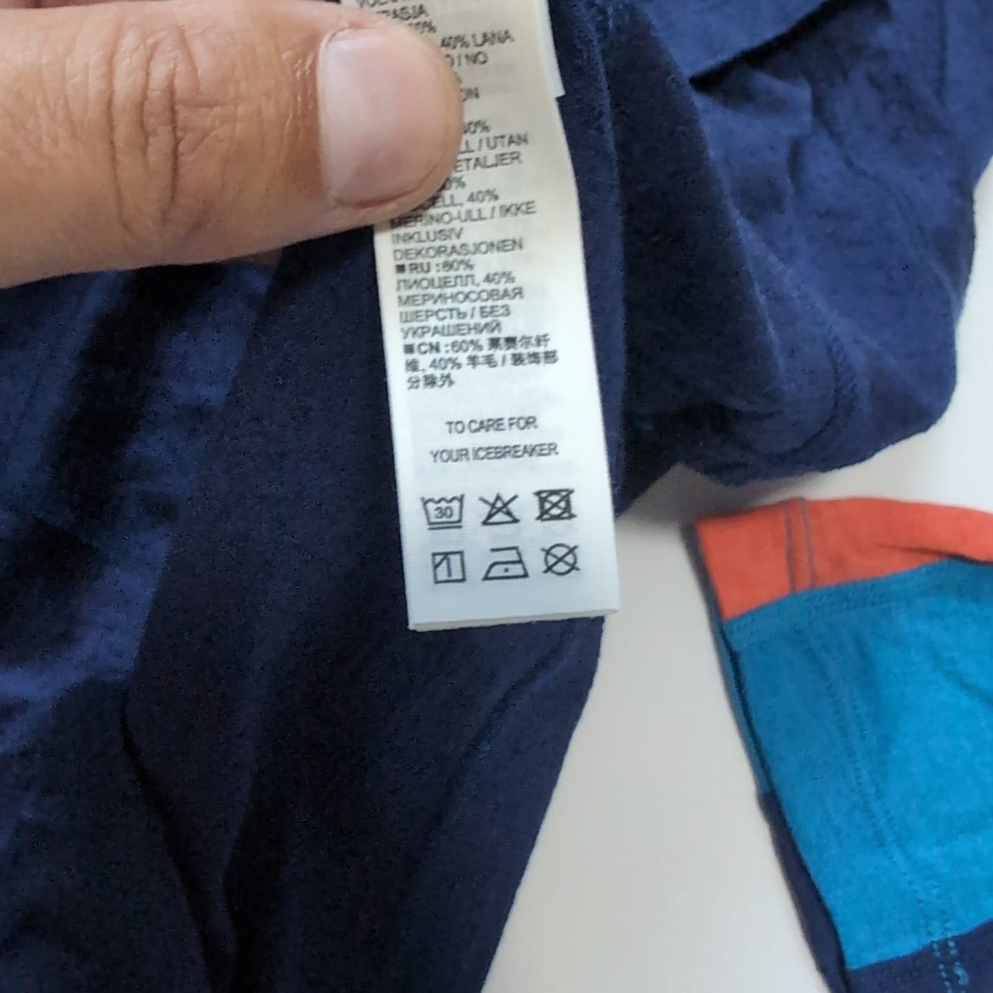 Merino Longsleeve von Icebreaker 125 (M Herren) blau