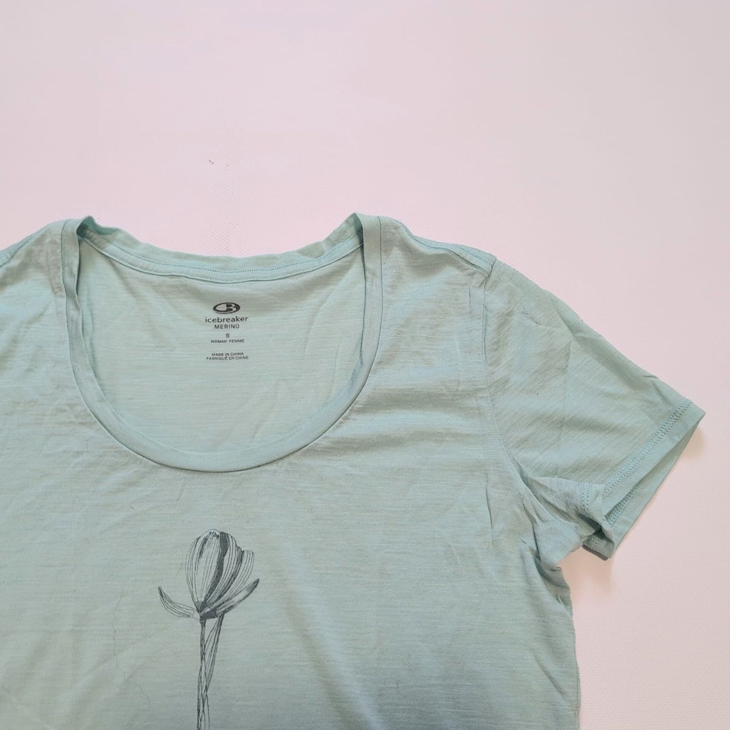 T-Shirt von Icebreaker Merino (S Damen) grün