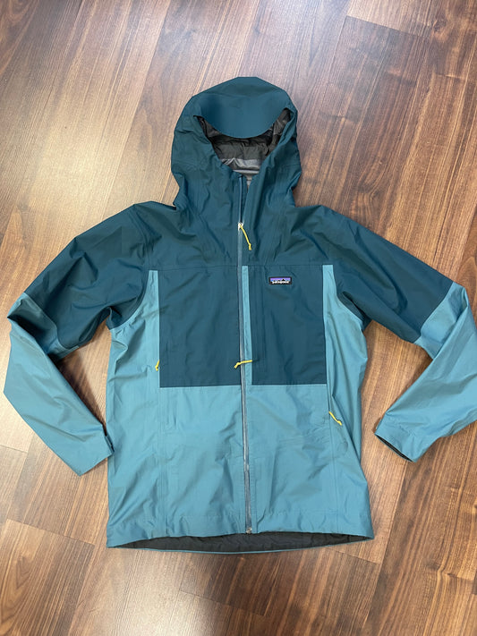 Regen Jacke von Patagonia (M Herren) Hardshell H2nO türkis - wanderlich.com