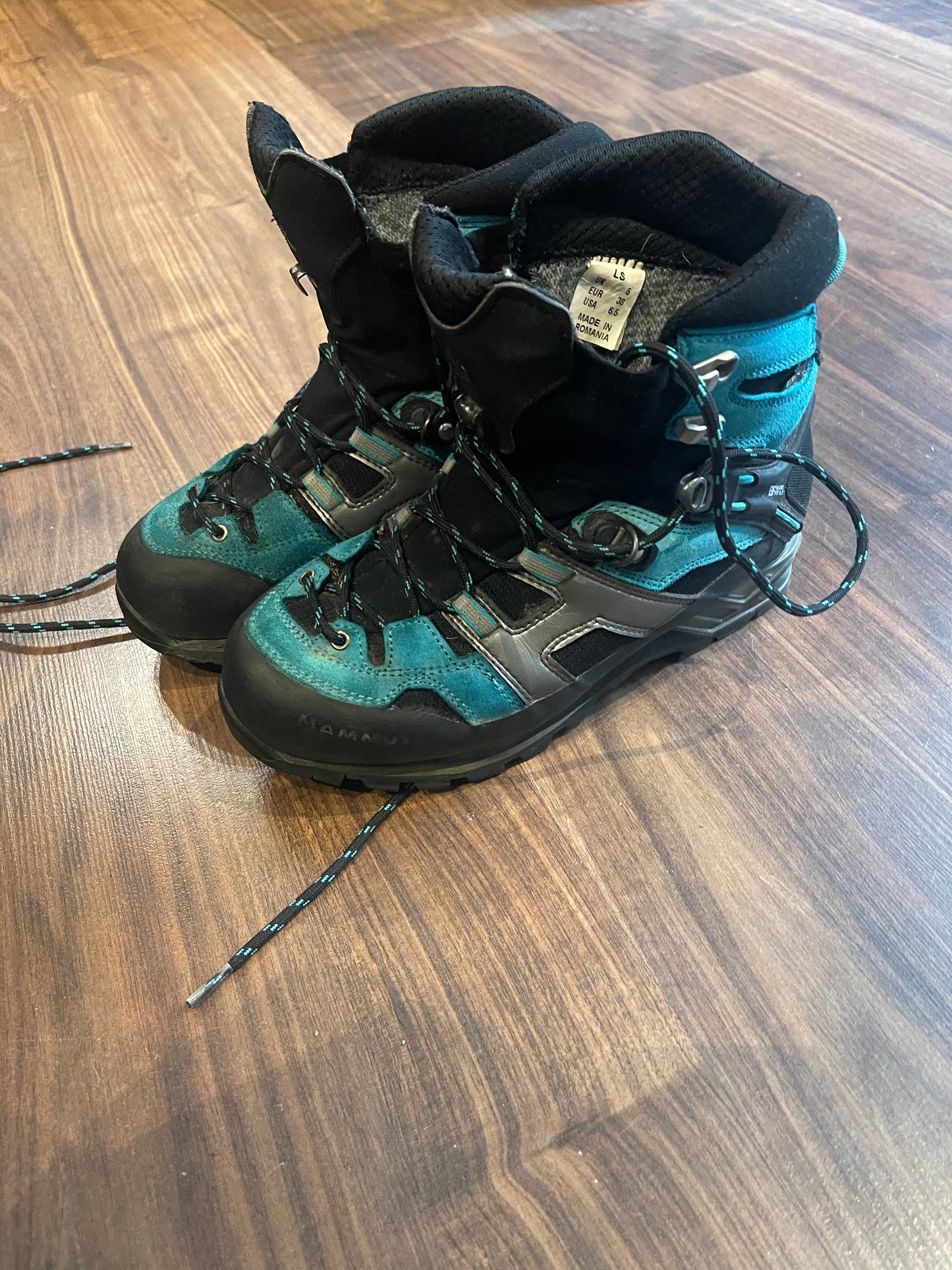 Bergschuhe von Mammut (Größe 38) Steigeisen kompartibel