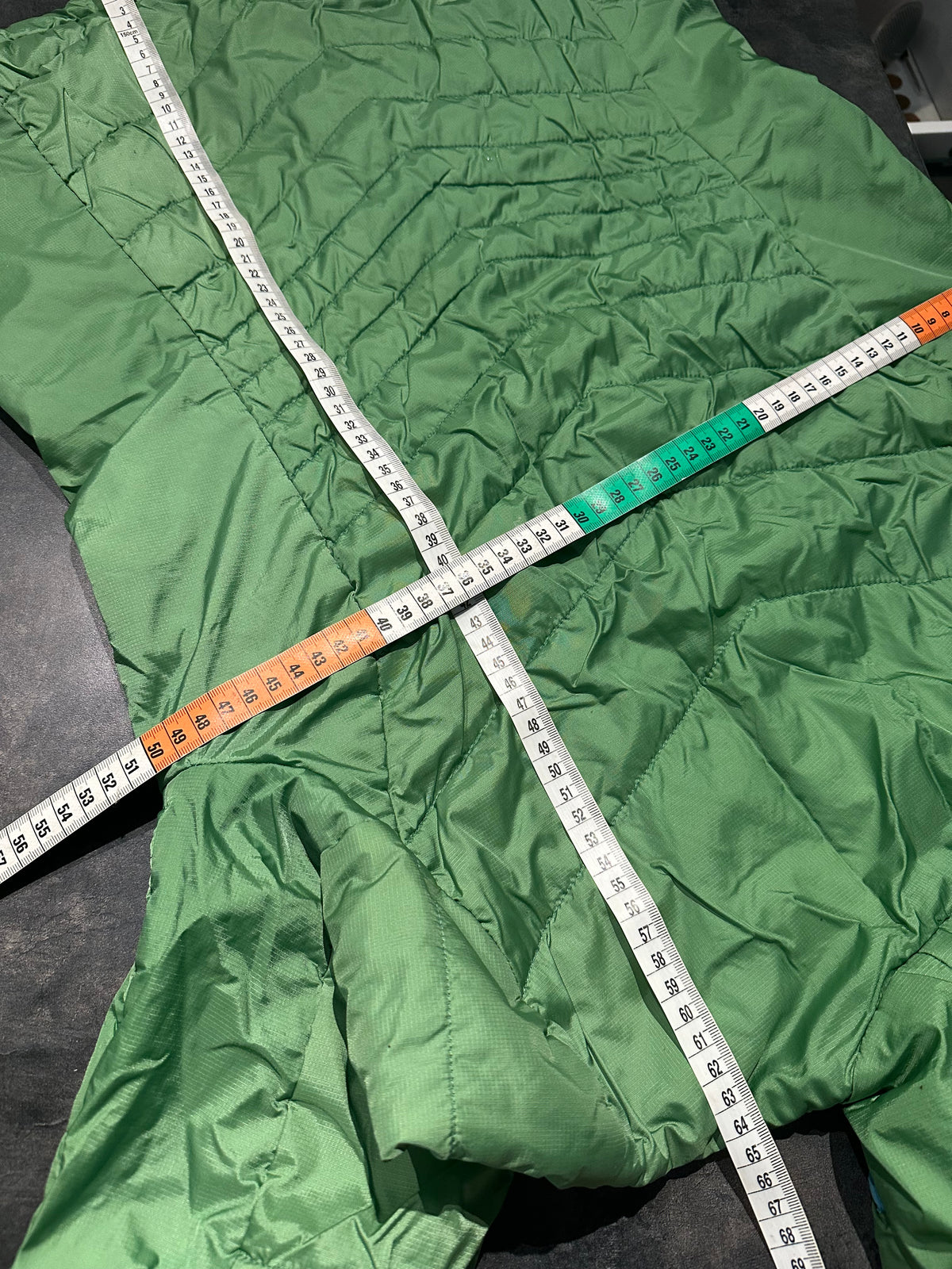 Wolle / Daunen Jacke Ortovox (S bis M Damen) Swisswool Isolation grün