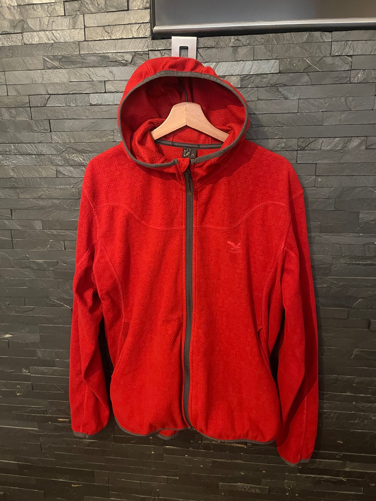 Fleece Jacke von Salewa (XL Herren) Zipper Hoodie rot