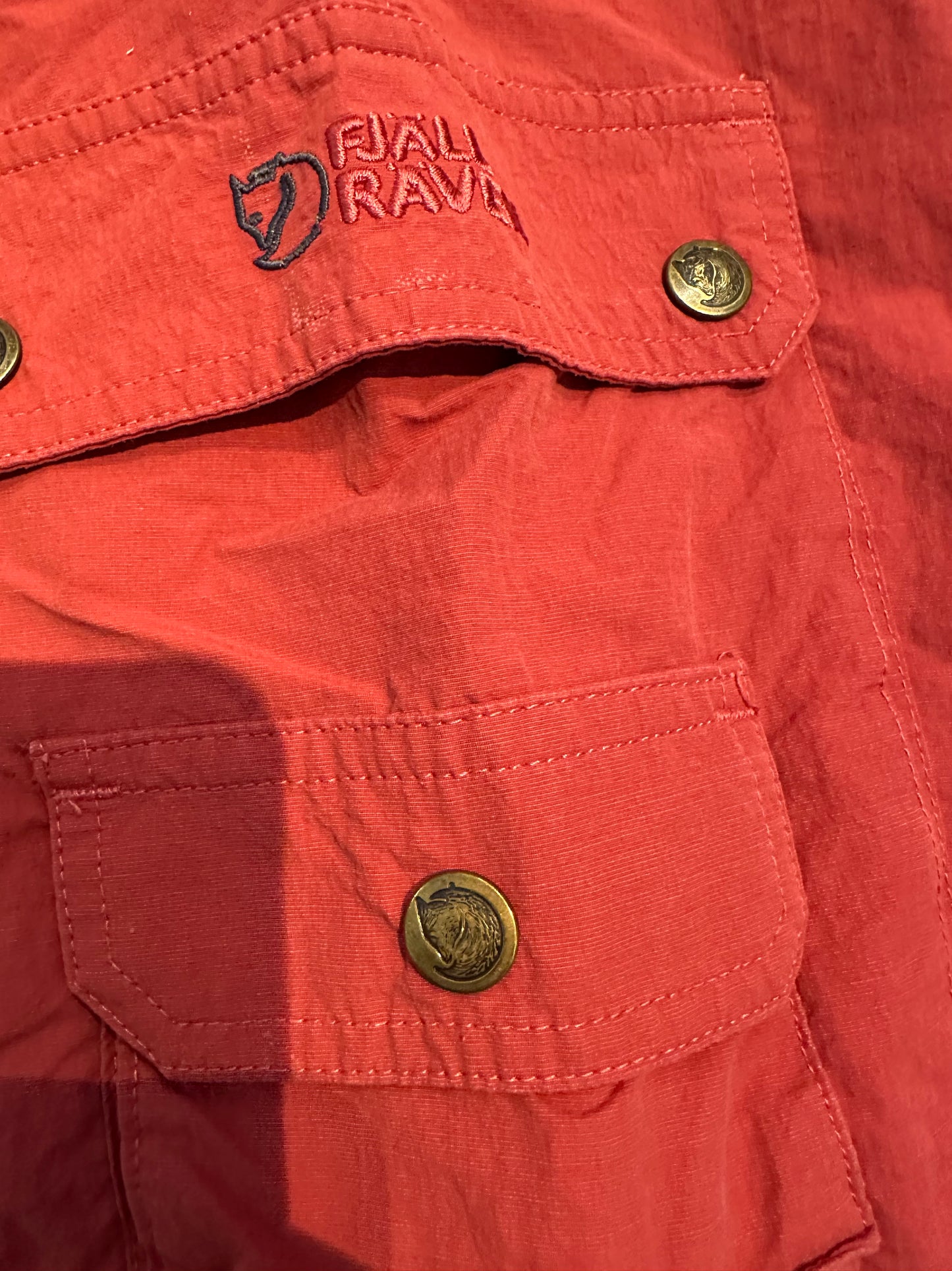 Shorts von Fjällräven (50 Herren / L) kurze Trekking Hose korallenrot