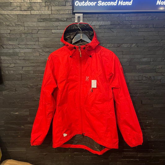 Leichte Hardshell Jacke von Haglöfs (XL Damen) GoreTex rot