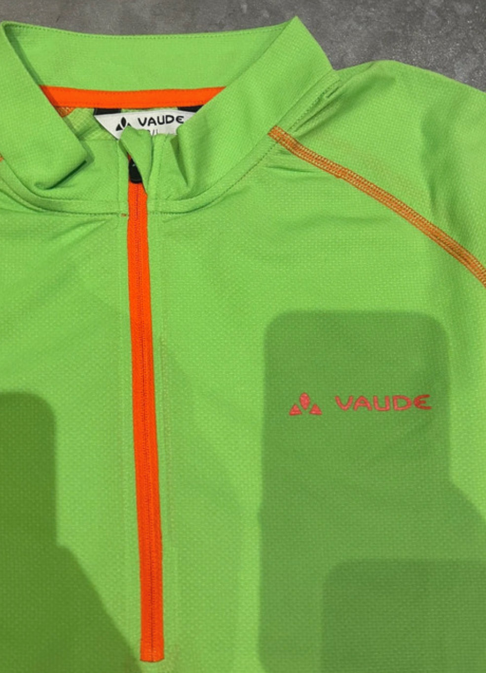 1/3 Zip T-Shirt (L Herren) von Vaude grün