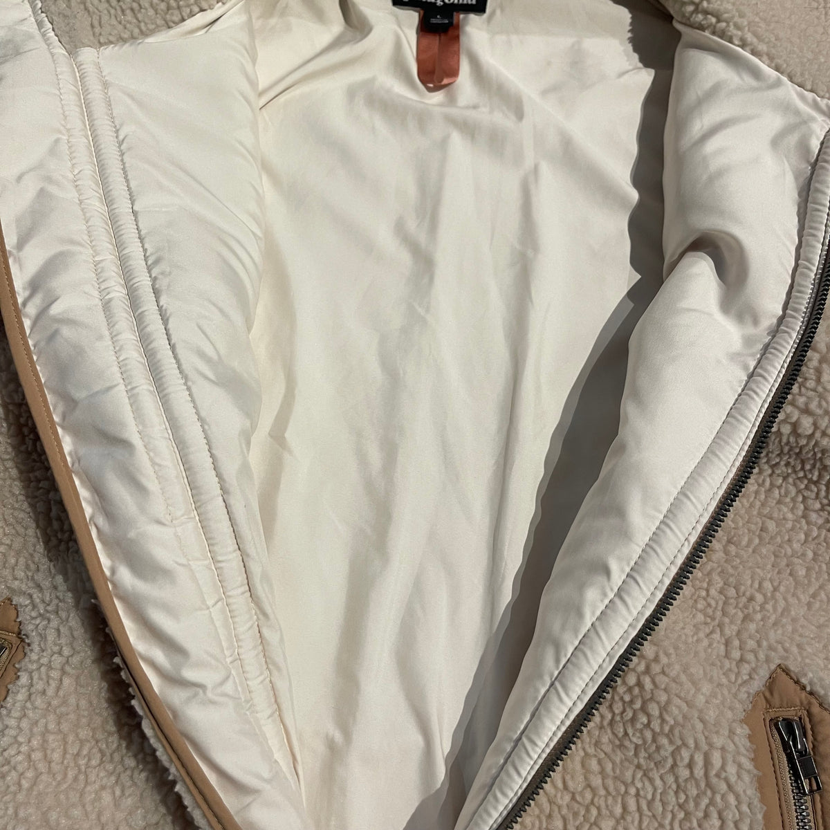 Teddy Jacke Patagonia (S Damen) Retro Pile creme